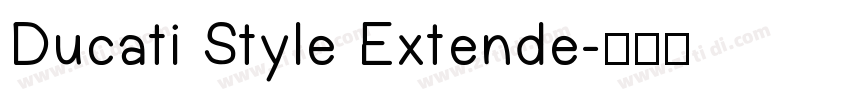 Ducati Style Extende字体转换